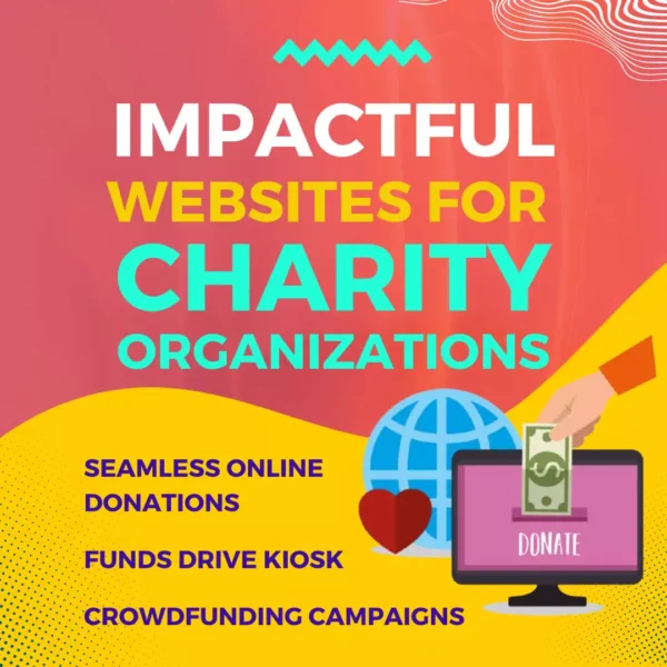 we design and develop impactful websites for charity organizations, churches, ngos, missionaries